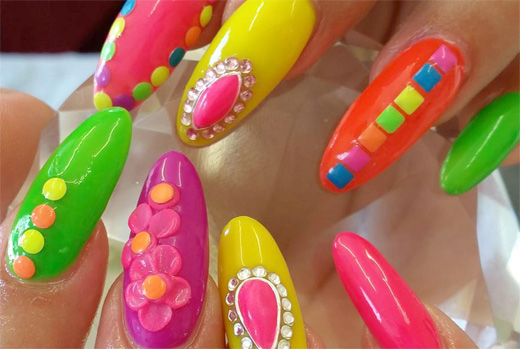 Bubble nails