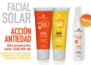 Carthage Línea Solar con acción antiedad